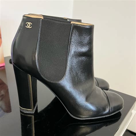 chanel ankle booties